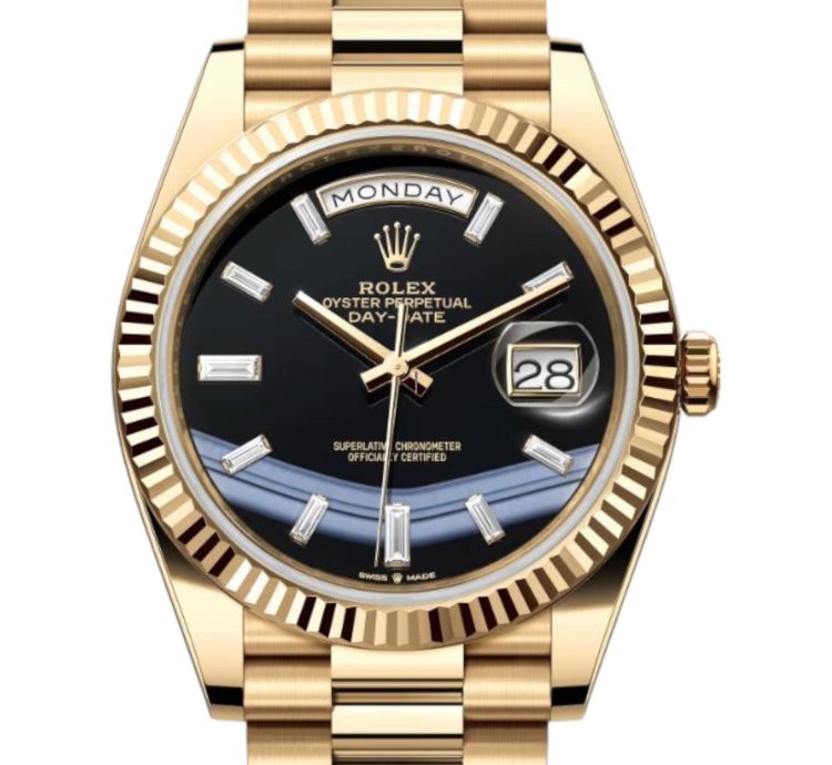 Rolex Day-date 40 228238 Black Onyx Dial Unworn Full Set