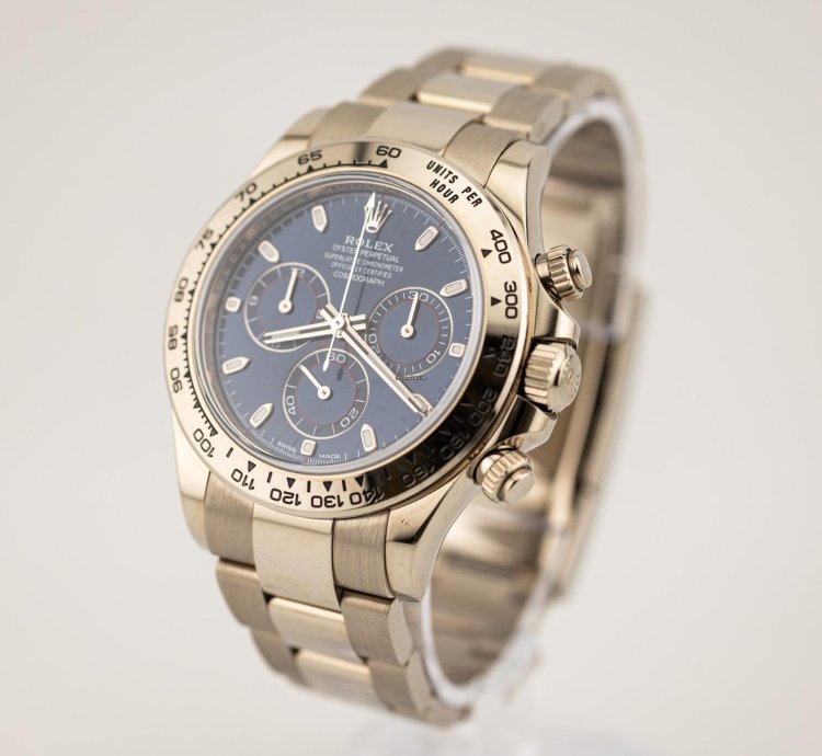 Rolex Daytona Blue Dial 2022 White Gold Box Papers