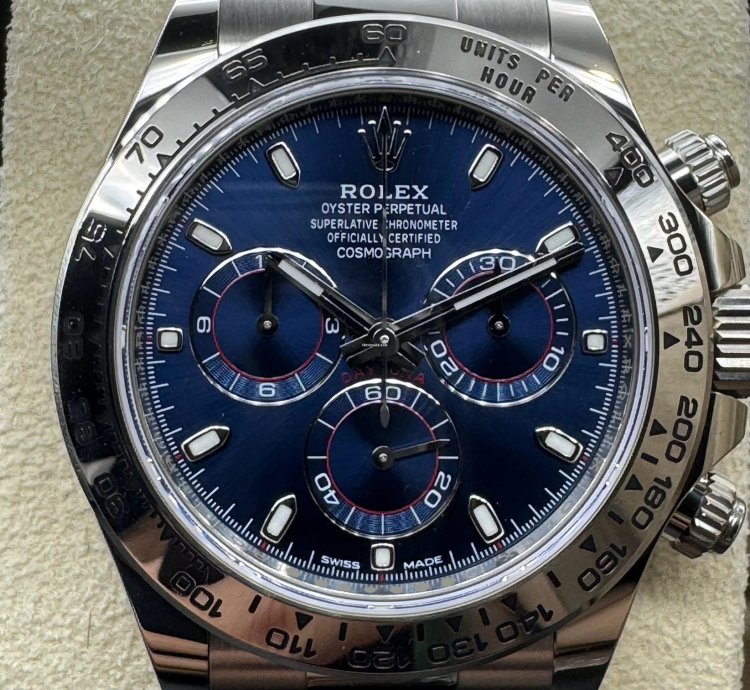 Rolex Daytona Blue Dial Unworn