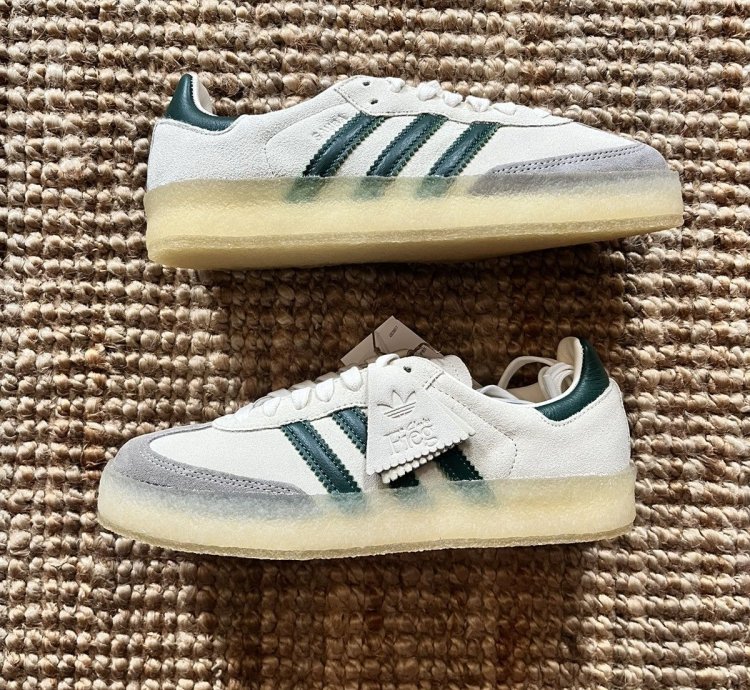 Ronnie Fieg Clarks 8th Street Samba Chalk White