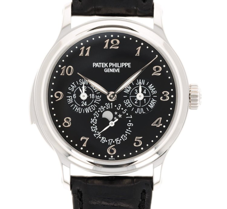 Patek Philippe Minute Repeater Perpetual Calendar Platinum Perpetual Calendar Minute Repeater Watch Ref 5374