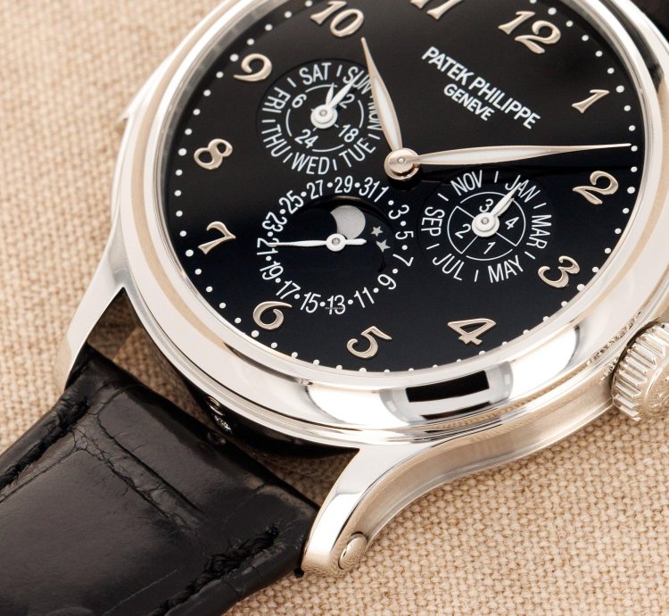 Patek Philippe Minute Repeater Perpetual Calendar Platinum Perpetual Calendar Minute Repeater Watch Ref 5374