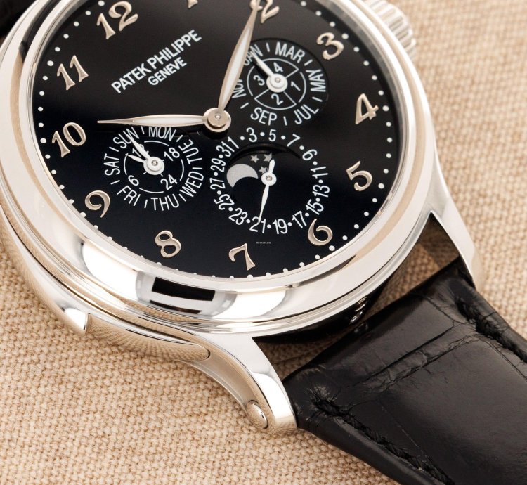 Patek Philippe Minute Repeater Perpetual Calendar Platinum Perpetual Calendar Minute Repeater Watch Ref 5374