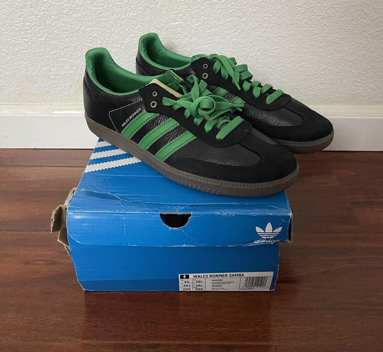 Samba Collegiate Black Green