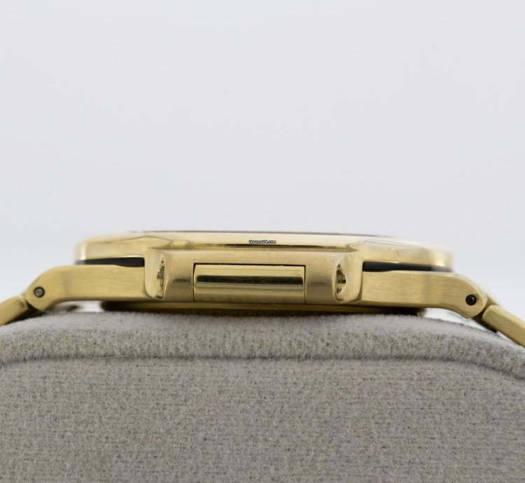 Patek Philippe Nautilus 18ct Yellowgold Blue Dial Ref 3800 001