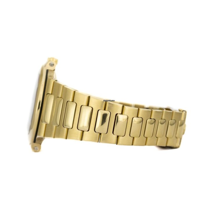 Patek Philippe Nautilus 18ct Yellowgold Blue Dial Ref 3800 001