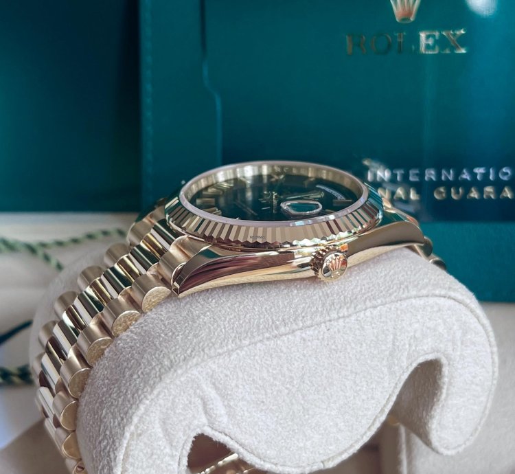 Rolex Day-date 40 228238 Green Ombre Gr Ombre Neu 2024 Full Set