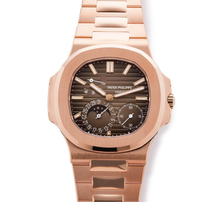 Patek Philippe Nautilus 18k Rose Gold 5712 1r-001 - Ats-w007866