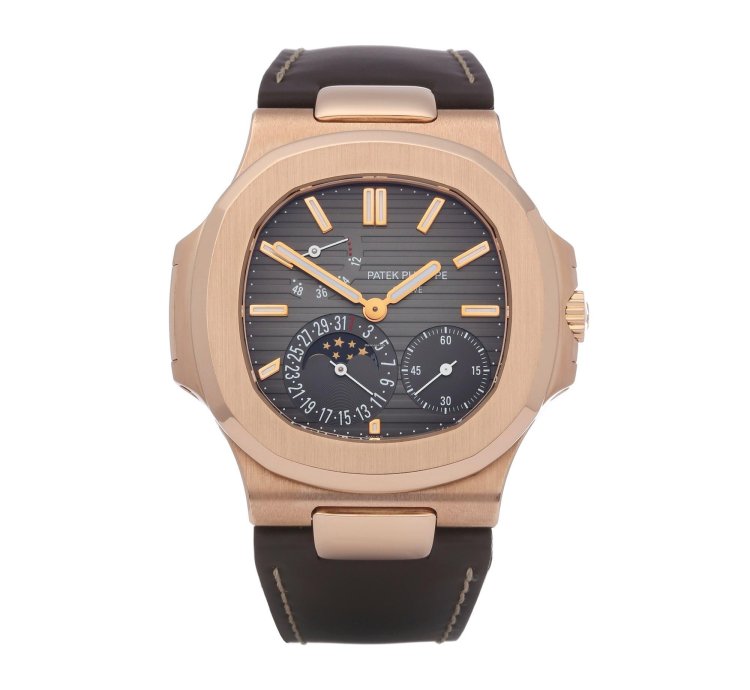 Patek Philippe Nautilus 18k Rose Gold 5712r-001 - Ats-w007785