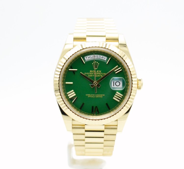 Rolex Day-date 40 228238 Green Unworn 12-2024