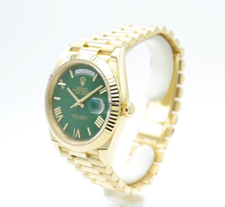 Rolex Day-date 40 228238 Green Unworn 12-2024