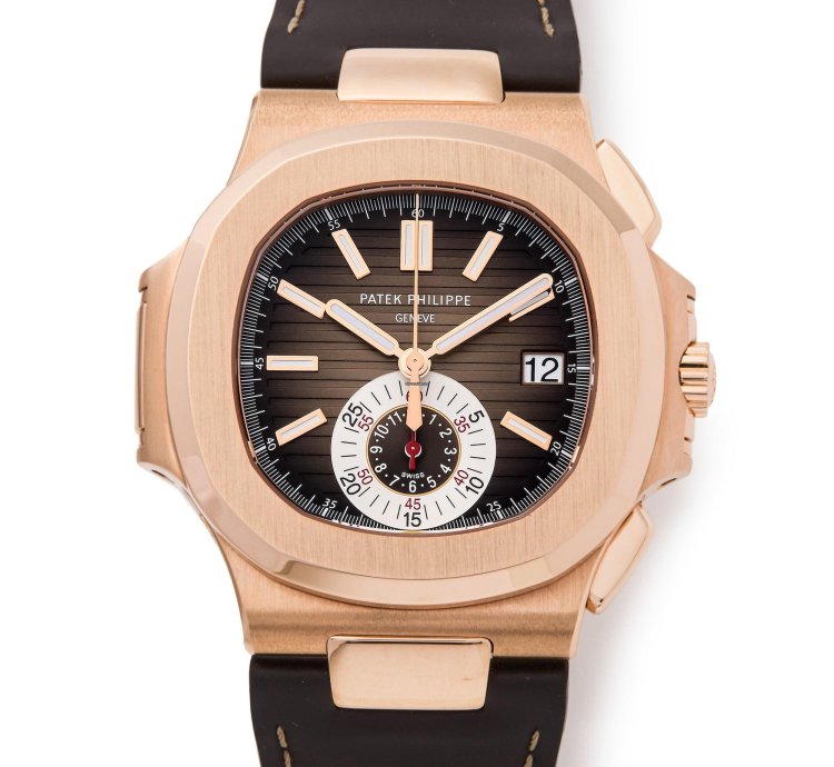Patek Philippe Nautilus 18k Rose Gold 5980r-001 - Ats-w007750
