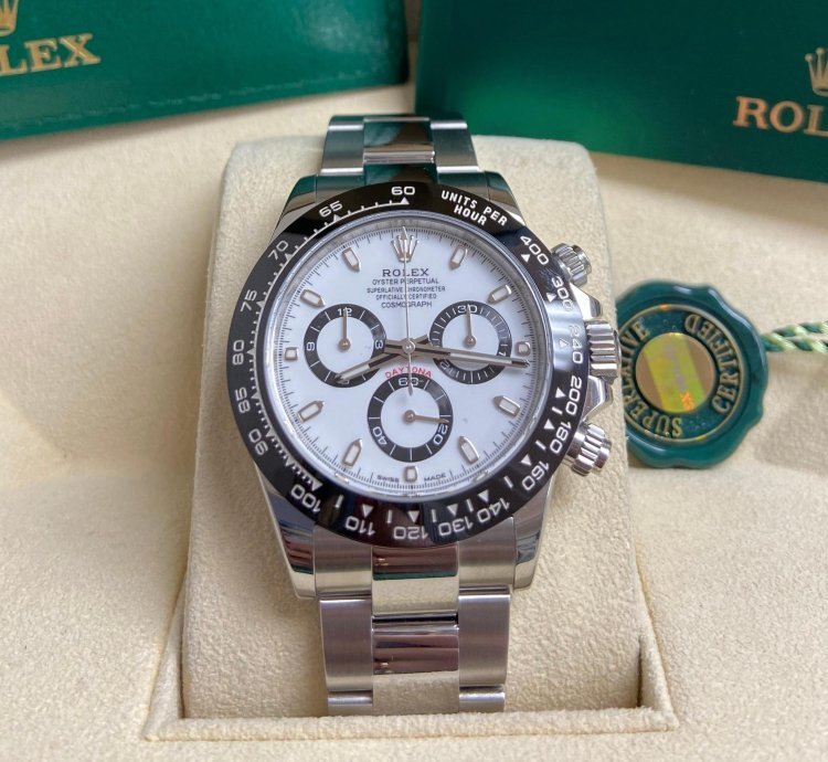 Rolex Daytona Ceramic Bezel White Dial 116500ln New 2022