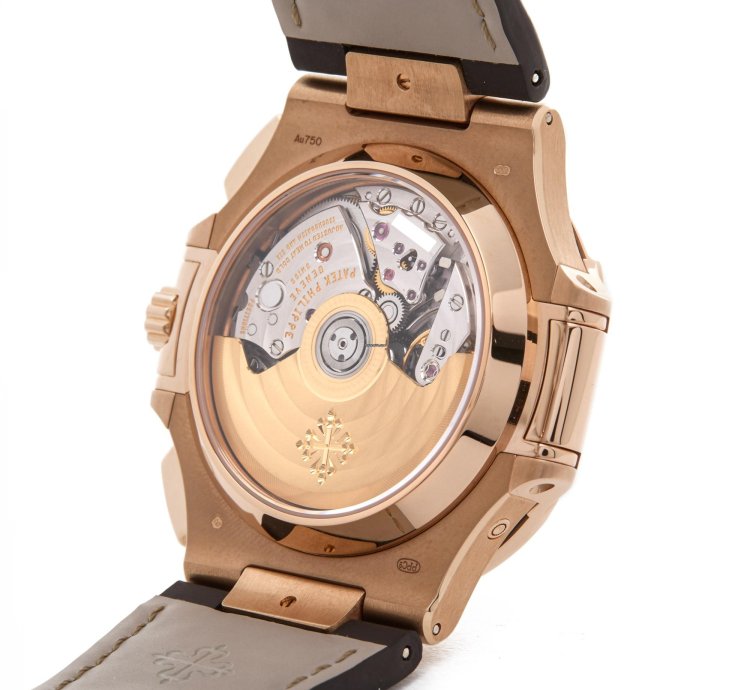 Patek Philippe Nautilus 18k Rose Gold 5980r-001 - Ats-w007750