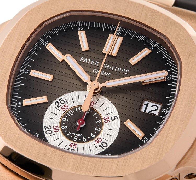 Patek Philippe Nautilus 18k Rose Gold 5980r-001 - Ats-w007750