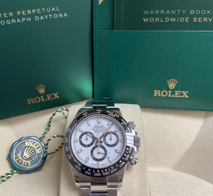 Rolex Daytona Ceramic Bezel White Dial 116500ln New 2023