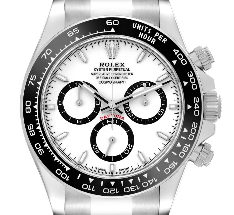 Rolex Daytona Ceramic Bezel White Panda Steel Mens Watch 126500 Unworn