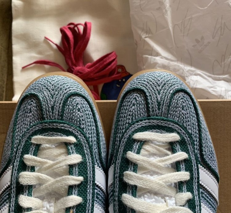 Sean Wotherspoon Adidas Gazelle Hemp Green Size 10