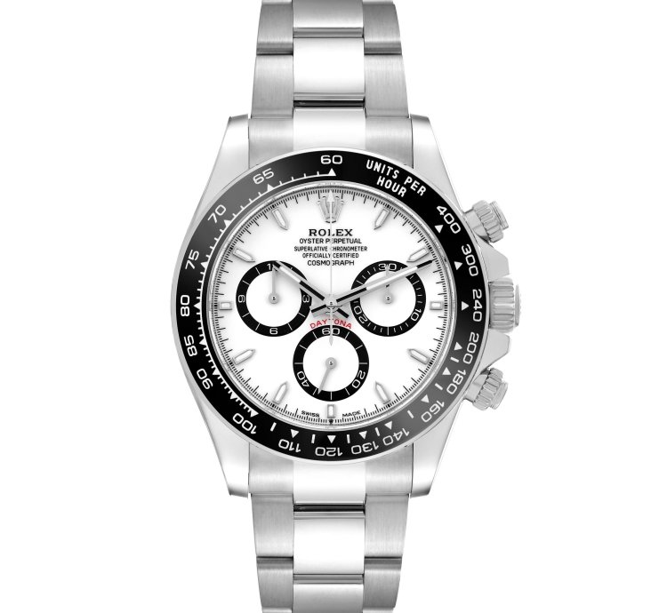 Rolex Daytona Ceramic Bezel White Panda Steel Mens Watch 126500 Unworn