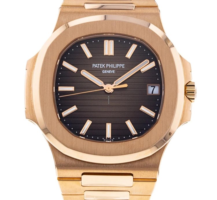 Patek Philippe Nautilus 18k Rose Gold Man Watch