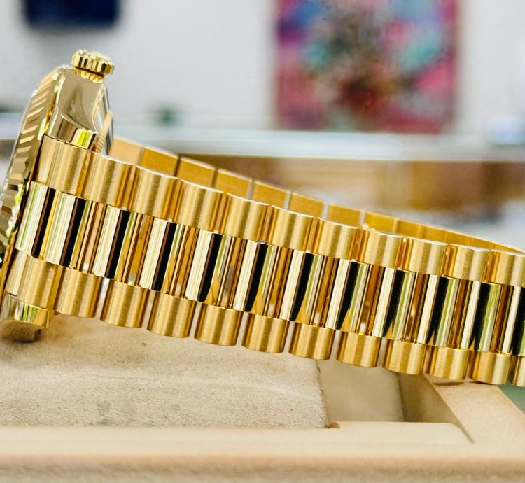 Rolex Day-date 40 228238 New Factory Green Dial Yellow Gold Box And Papers Unworn 2024