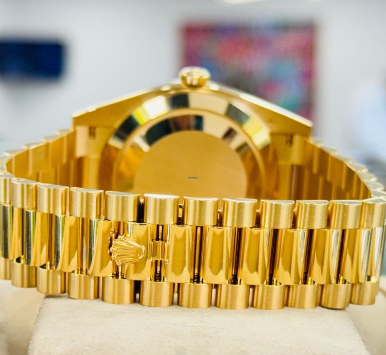 Rolex Day-date 40 228238 New Factory Green Dial Yellow Gold Box And Papers Unworn 2024