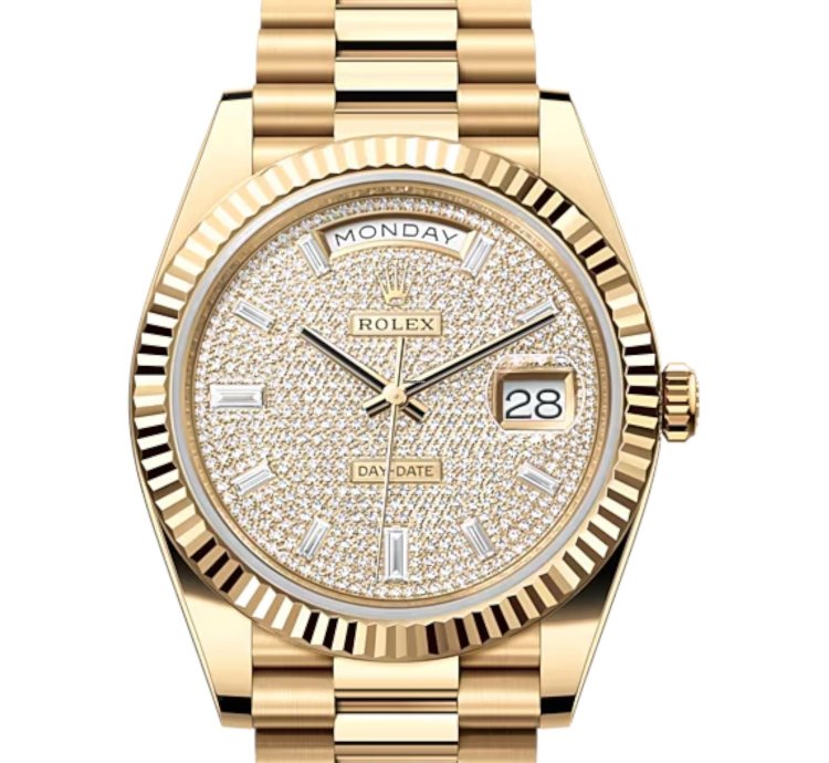 Rolex Day-date 40 228238 Pave Unworn Full Set