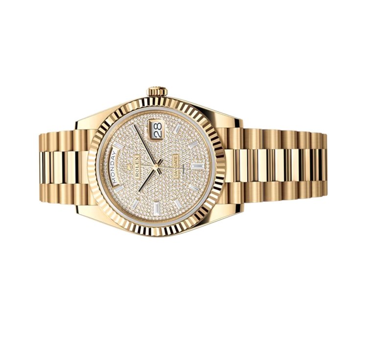 Rolex Day-date 40 228238 Pave Unworn Full Set