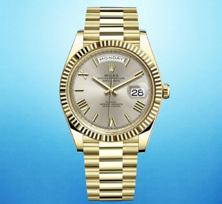 Rolex Day-date 40 228238 Silver Day-date 40 New