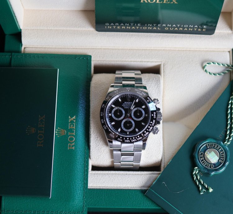 Rolex Daytona Ceramic Black Dial New 2023 Full Set