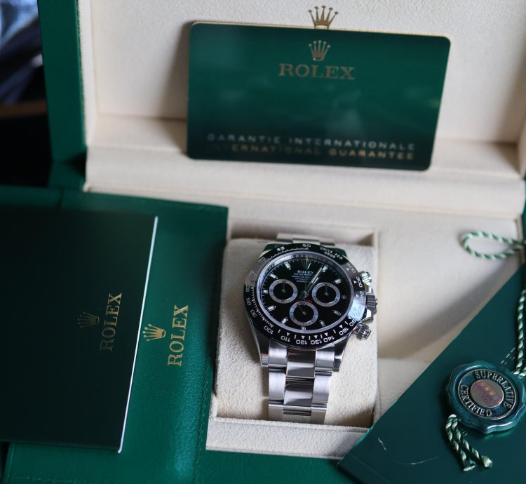 Rolex Daytona Ceramic Black Dial New 2023 Full Set