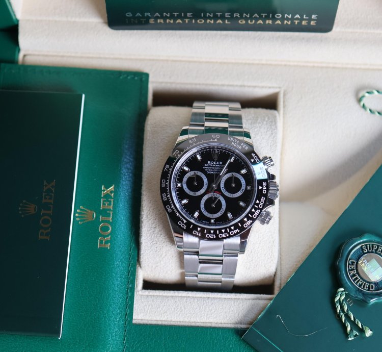 Rolex Daytona Ceramic Black Dial New 2023 Full Set
