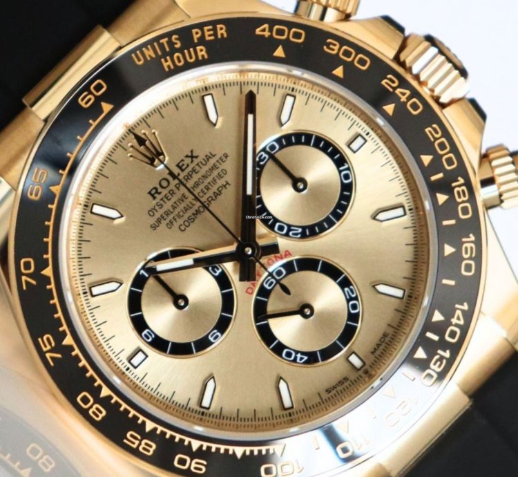 Rolex Daytona Champagne Dial Oysterflex 126518ln