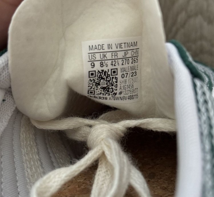 Sean Wotherspoon Hemp Green Adidas Gazelle Indoor