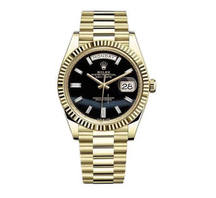 Rolex Day-date 40 228238 Yellow Gold Black Onyx Dial