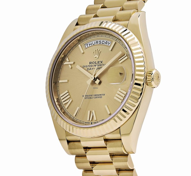 Rolex Day-date 40 228238 Yellow Gold Champagne Roman Dial 2024