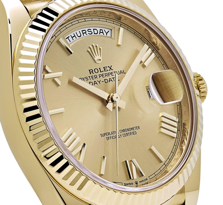 Rolex Day-date 40 228238 Yellow Gold Champagne Roman Dial 2024