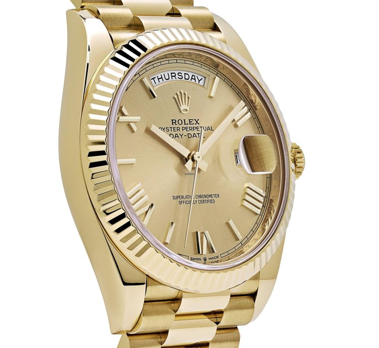 Rolex Day-date 40 228238 Yellow Gold Champagne Roman Dial 2024