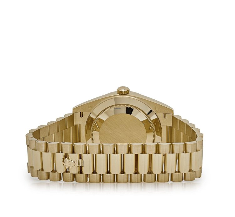 Rolex Day-date 40 228238 Yellow Gold Green Ombre Roman Numeral Dial