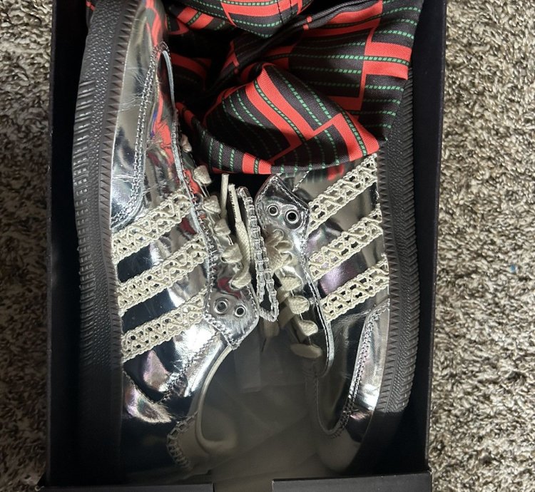 Silver Metallic Gum Wales Bonner Adidas Sambas