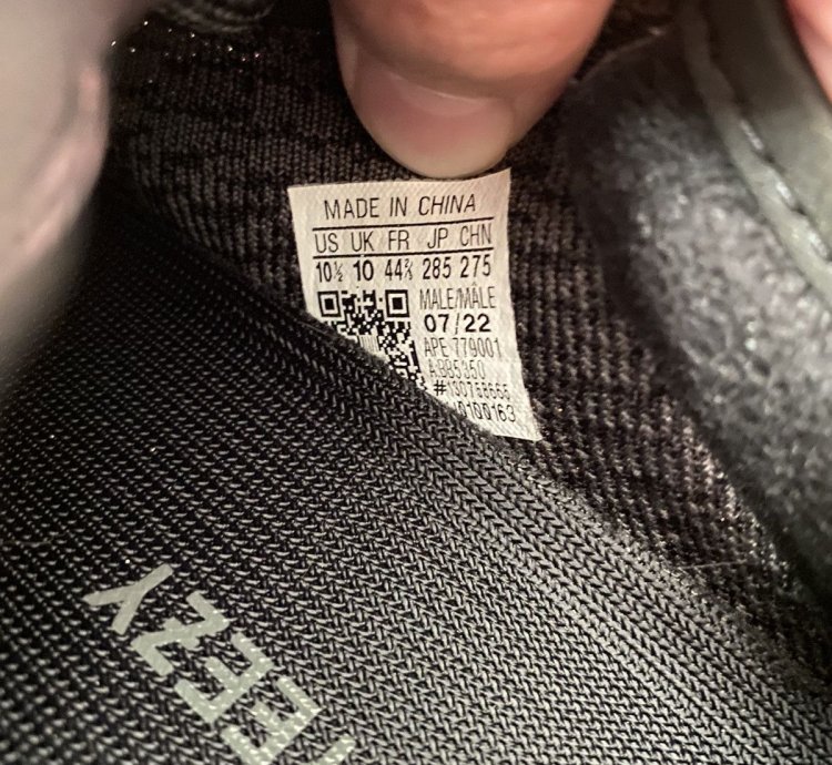 Size 10 5 Adidas Yeezy Boost 350 Pirate Black 2023 Bb5350