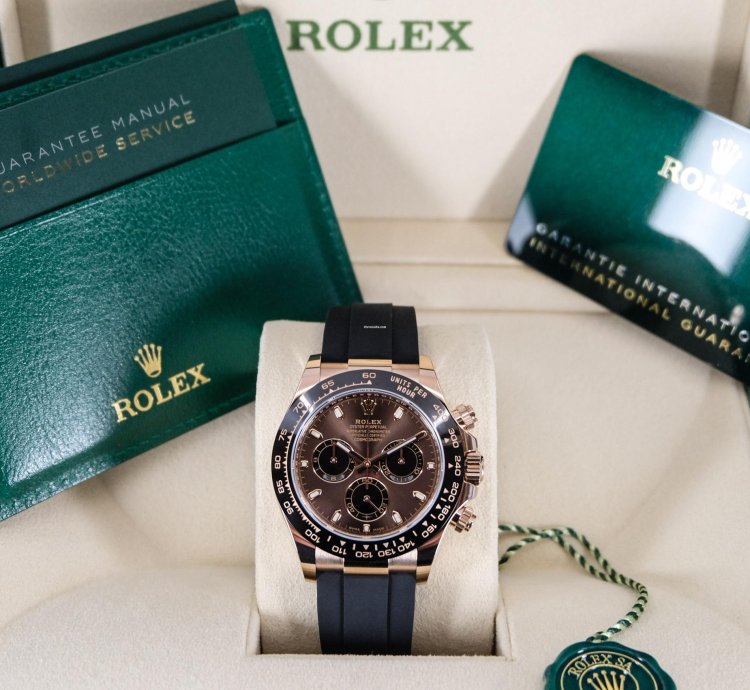 Rolex Daytona Chocolate Brown Dial Everose Gold New 2022 Full Set