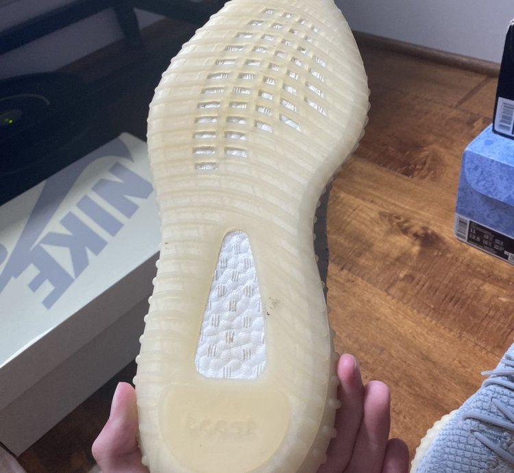 Size 10 5 Adidas Yeezy Boost 350 V2 Cloud White Blue Fw3043