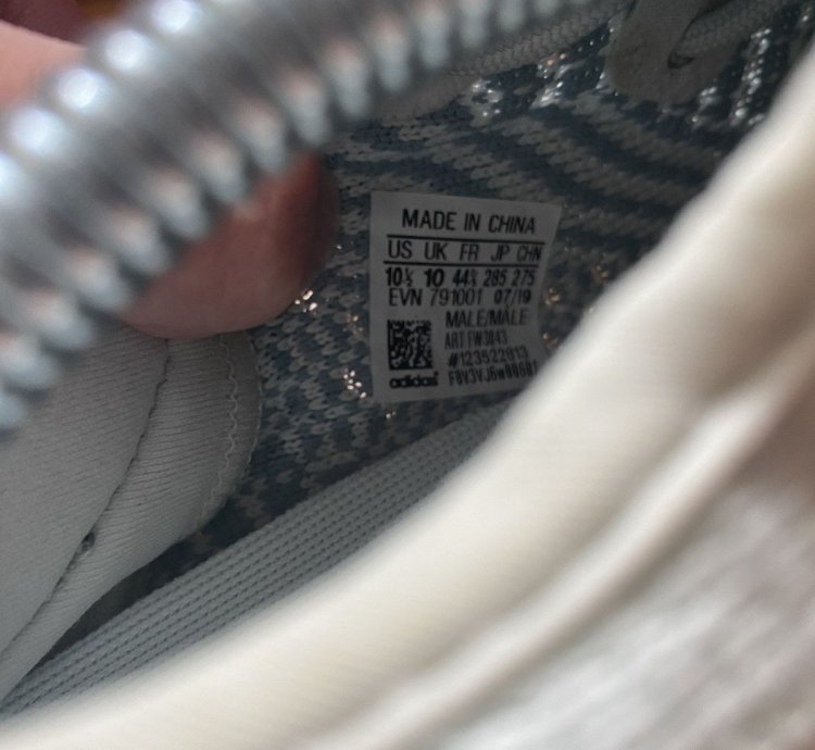 Size 10 5 Adidas Yeezy Boost 350 V2 Cloud White Blue Fw3043