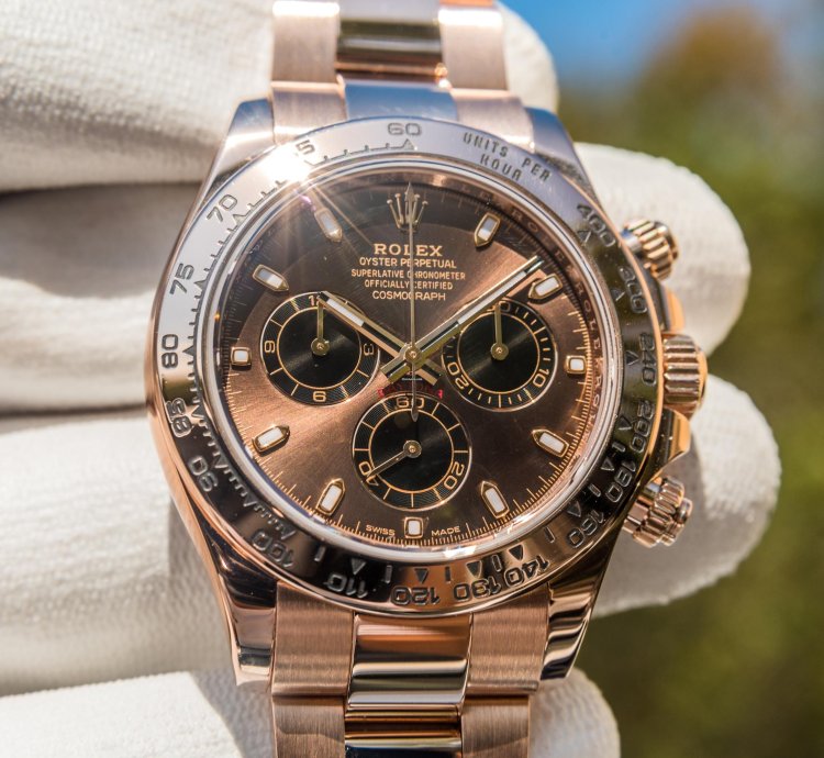 Rolex Daytona Chocolate Dial - Everose Oyster Bracelet - Discontinued