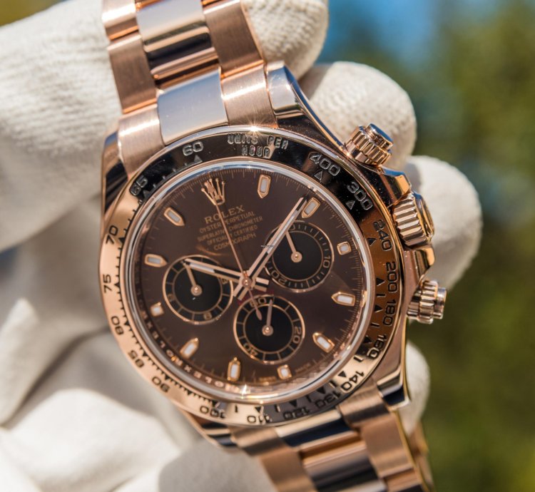 Rolex Daytona Chocolate Dial - Everose Oyster Bracelet - Discontinued