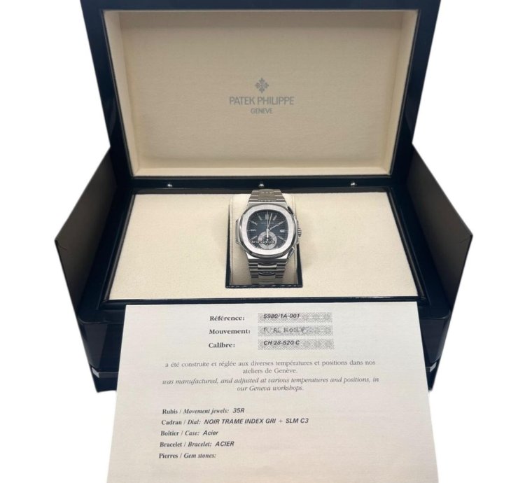 Patek Philippe Nautilus 2014 Blue Complete Set