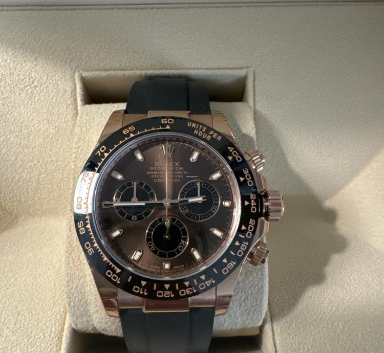 Rolex Daytona Chocolate Dial 116515ln New Full Stickers