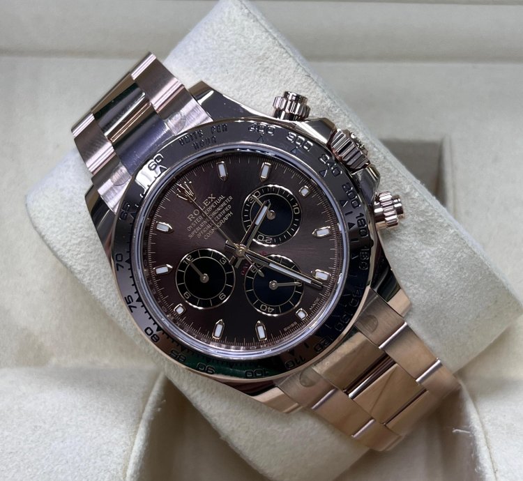 Rolex Daytona Chocolate Dial Full Rose Gold 116505