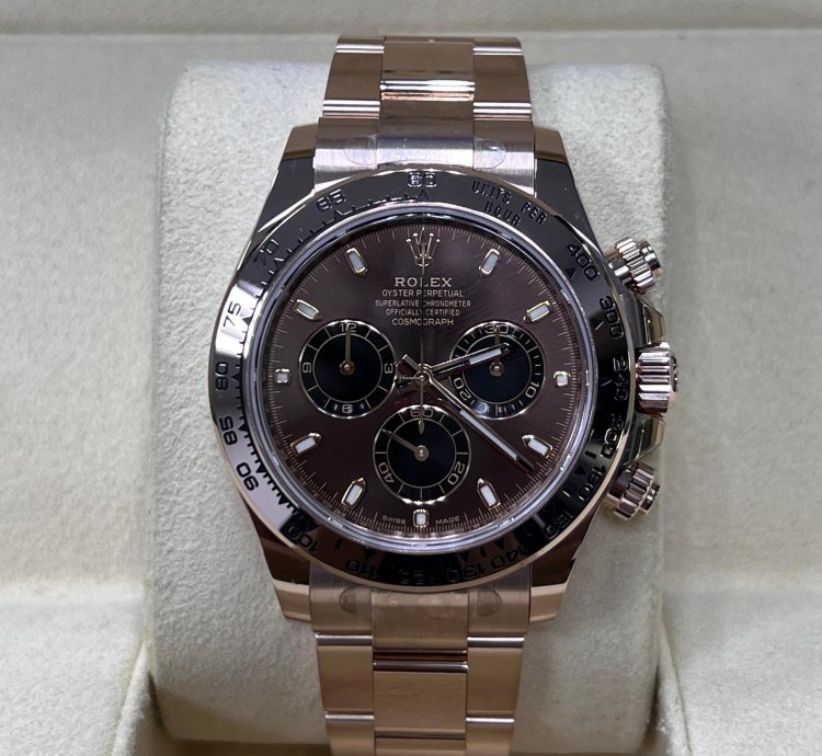 Rolex Daytona Chocolate Dial Full Rose Gold 116505